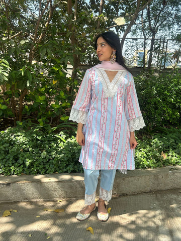 Blue Striped Raaisha Set