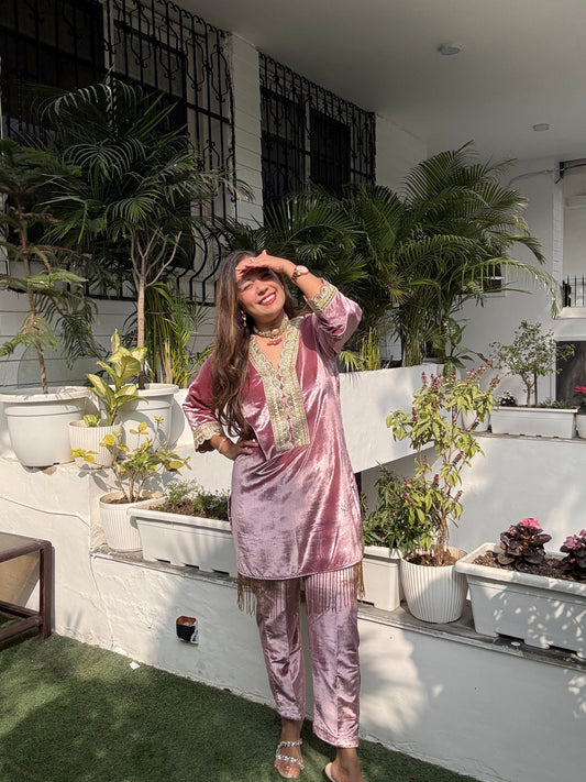 Light Pink Shazia Cord Set