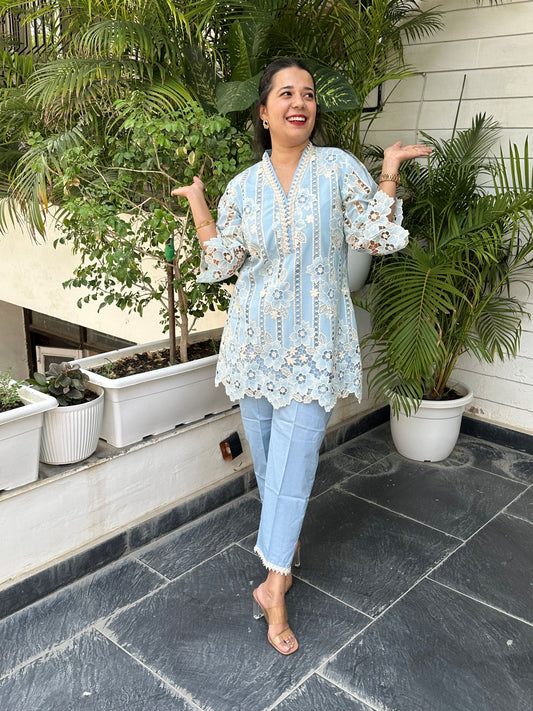 Blue Venice Co-Ord Set