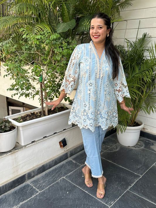 Blue Venice Co-Ord Set