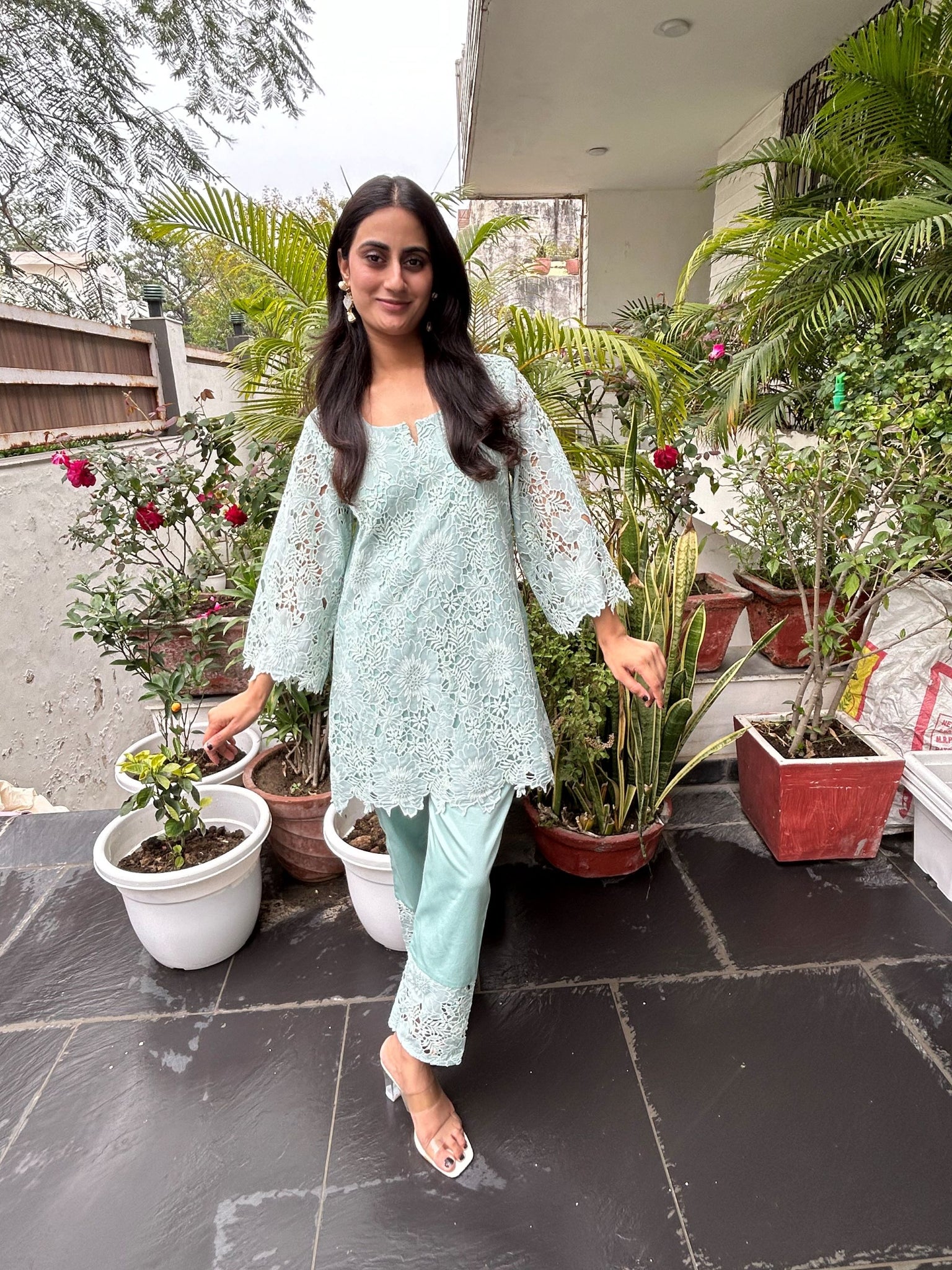 Clara Cutwork Co-Ord Set