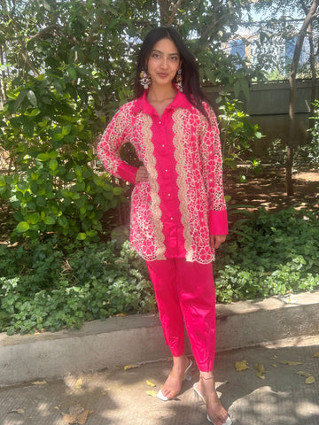 Hot Pink Leila Cordset